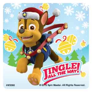 PAW Patrol Christmas Pups Stickers